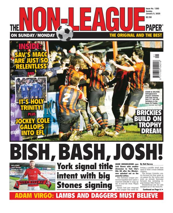 Prima-pagina-The Non-League Football Paper-oggi-edizione-di-oggi-